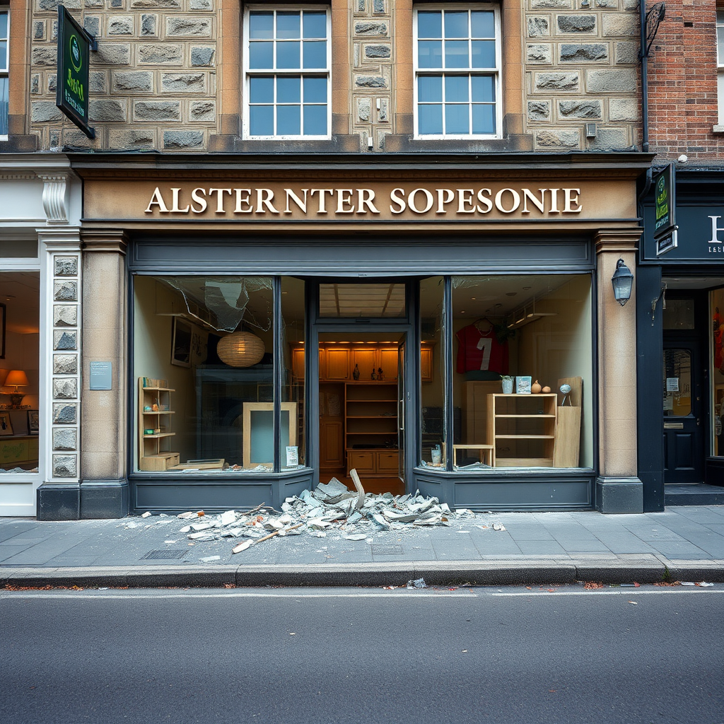 Youth avoids prison after ramming 90-year-old shop causing £20k damage